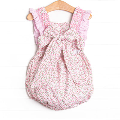 Bleu: Florence Applique Sunsuit, Pink