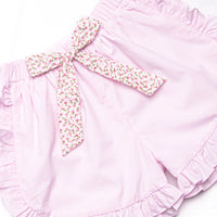 Bleu: Florence Applique Short Set, Pink