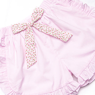 Bleu: Florence Applique Short Set, Pink