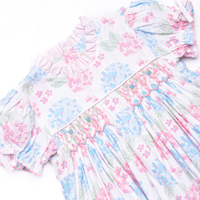 Bleu: Kennedy Smocked Dress, Pink
