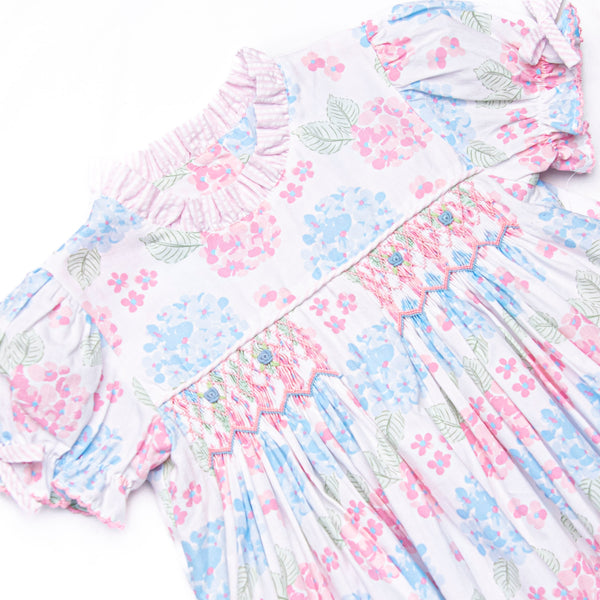 Bleu: Kennedy Smocked Dress, Pink
