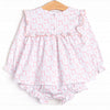 Brooklyn Bows Diaper Set, Pink