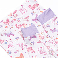 Fairytale Farm Bamboo Pajama Set, Purple