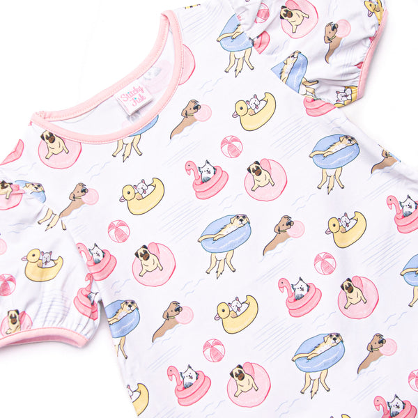 Pool Day Pooch Dress, Pink