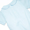 Cottontail Classic Embroidered Boy Bubble, Mint Seersucker