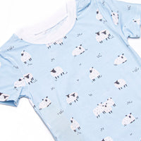 Sleepy Sheep Bamboo Pajama Short Set, Blue