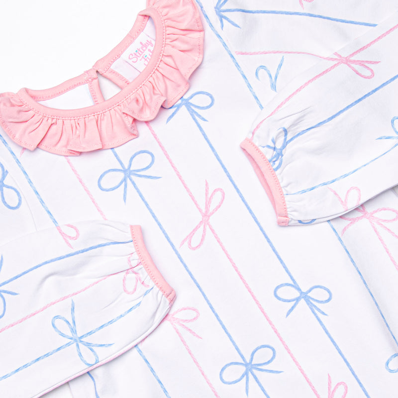 Ribbon Rows Bubble, Pink – Stitchy Fish