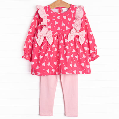 Lots of Love Lolly Legging Set, Pink