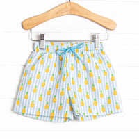 Tropic Like it's Hot Swim Trunks, Blue