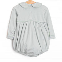 Guiding Light Embroidered Collared Bubble, Green