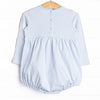 Caution Construction Smocked Bubble, Blue