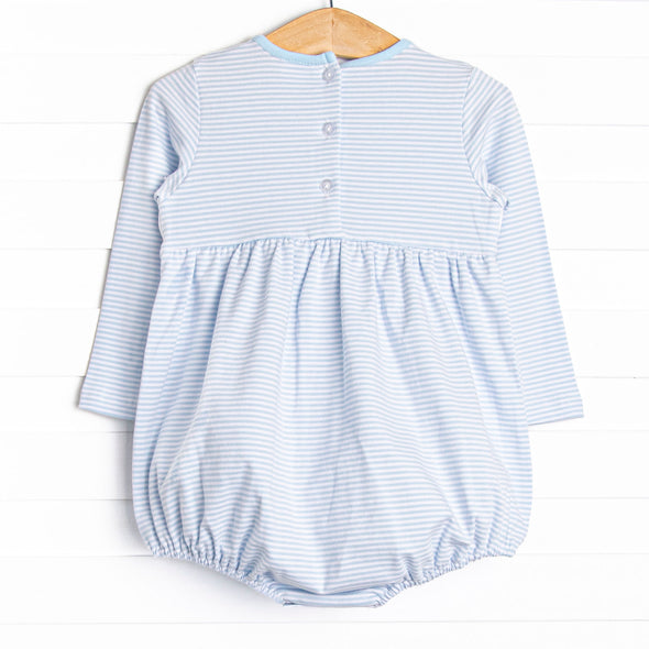 Caution Construction Smocked Bubble, Blue
