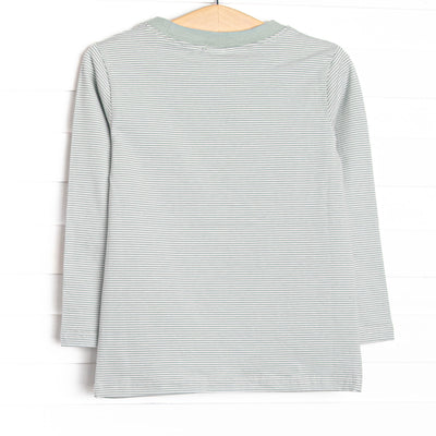 Guiding Light Embroidered Top, Green