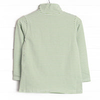 Reely Big Catch Embroidered Pullover, Green Stripe