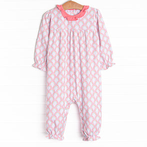 Rise and Shine Romper, Pink