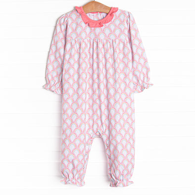 Rise and Shine Romper, Pink