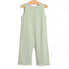 Reely Big Catch Applique Jon Jon, Green Stripe