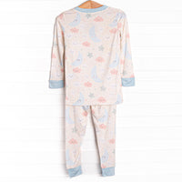 Goodnight Moon Bamboo Pajama Set, Blue