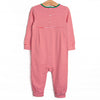 Seasonal Stripes Pima Romper, Red