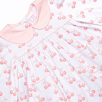 Charming Cherries Legging Set, Pink