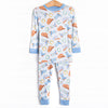Wild Wild West Bamboo Pajama Set, Blue