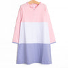 Color Block Clara Long Sleeve Dress, Pink