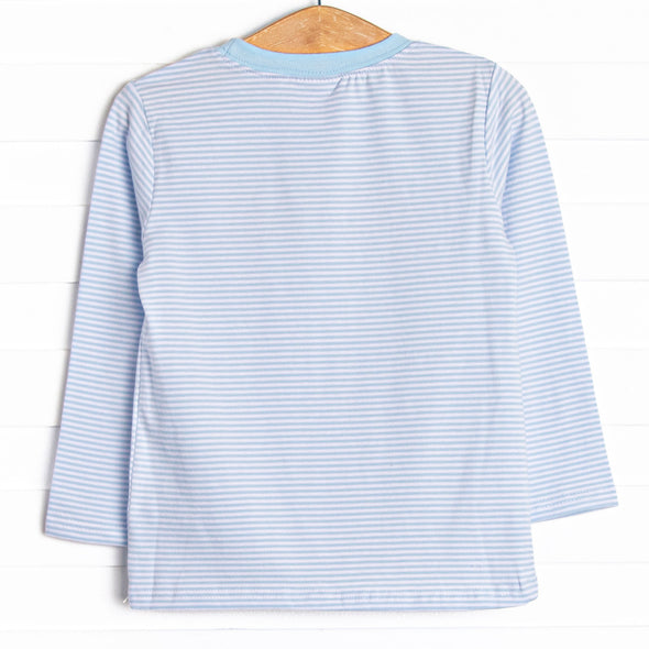 In the Patch Applique Top, Blue