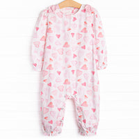 Paint My Love Romper, Pink