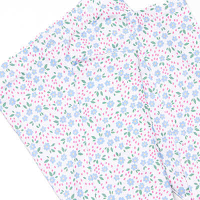 Flower Power Flutter Sleeve Legging Set, Pink