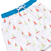 Boat Day Breeze Swim Trunks, Blue