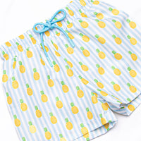Tropic Like it's Hot Swim Trunks, Blue