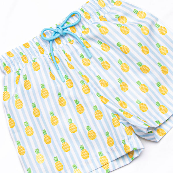 Tropic Like it's Hot Swim Trunks, Blue