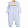 In the Patch Applique Romper, Blue