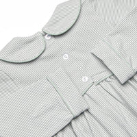 Guiding Light Embroidered Collared Bubble, Green