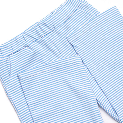 Evan Pant Set, Medium Blue Stripe