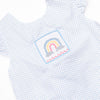 Over the Rainbow Smocked Pant Set, Blue