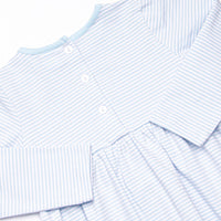 Caution Construction Smocked Bubble, Blue