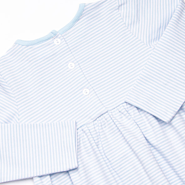 Caution Construction Smocked Bubble, Blue