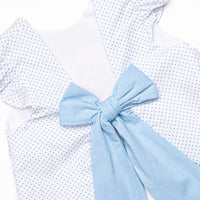 Over the Rainbow Smocked Pant Set, Blue