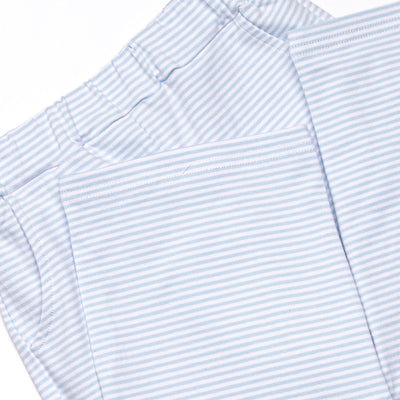 Caution Construction Smocked Pant Set, Blue
