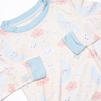 Goodnight Moon Bamboo Pajama Set, Blue