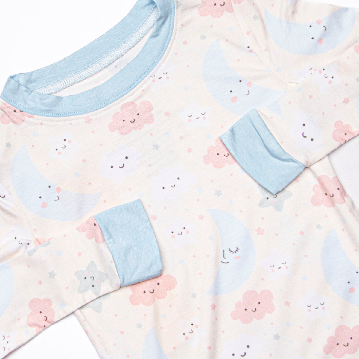 Goodnight Moon Bamboo Pajama Set, Blue – Stitchy Fish