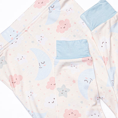 Goodnight Moon Bamboo Pajama Set, Blue