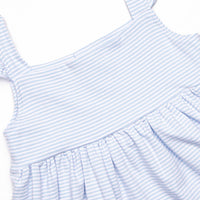 Carrot Cutie Applique Dress, Blue