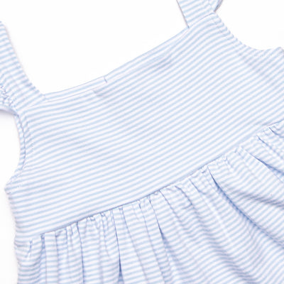 Carrot Cutie Applique Dress, Blue