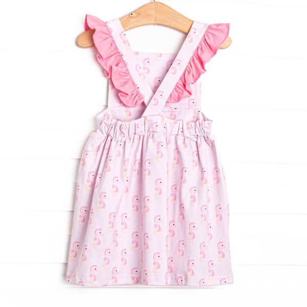 Hold Your Seahorses Dress, Pink