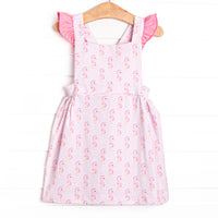 Hold Your Seahorses Dress, Pink