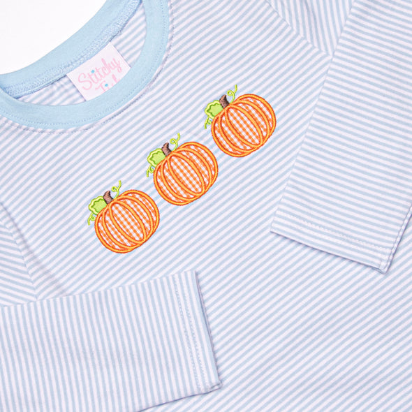 In the Patch Applique Top, Blue