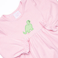 Dino-roar Applique Legging Set, Pink
