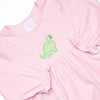 Dino-roar Applique Legging Set, Pink